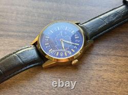 Montre Raketa mécanique 24h Antarctique russe jour homme soviétique rare URSS dorée