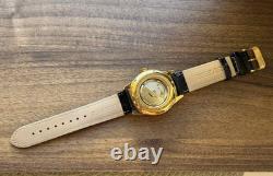 Montre Raketa mécanique 24h Antarctique russe jour homme soviétique rare URSS dorée