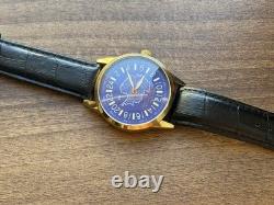Montre Raketa mécanique 24h Antarctique russe jour homme soviétique rare URSS dorée