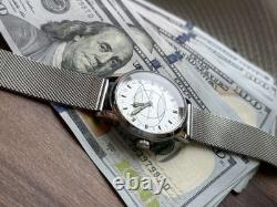 Montre Rakets 24h Mécanique Poignet Polar Argent Hommes NOUVEAU Russe Soviétique URSS Bracelet