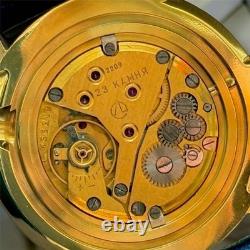 Montre Vintage Maçonnique Mécanique Poljot URSS Russe Soviétique Deluxe Slim pour Homme