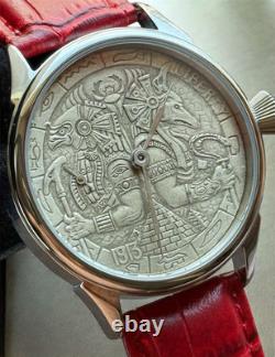 Montre Vintage Mécanique Maçonnique Bracelet Homme Molniya Russe Soviétique URSS