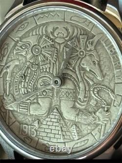 Montre Vintage Mécanique Maçonnique Bracelet Homme Molniya Russe Soviétique URSS