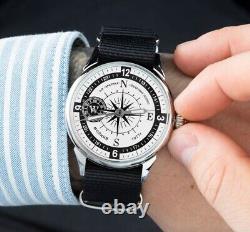 Montre Vintage Molniya Compas Mécanique Soviétique Russe URSS Molnija Homme Nato