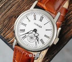 Montre Vintage Pobeda Mécanique Zim Russe URSS Rares Mode Classique Soviétique 20e siècle