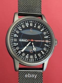 Montre Vintage Raketa 24h Automatique Poignet Homme Russe Soviétique URSS Jour Polaire