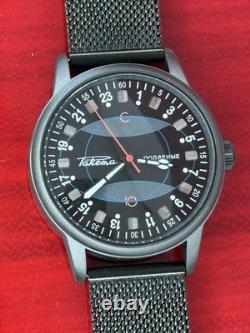 Montre Vintage Raketa 24h Automatique Poignet Homme Russe Soviétique URSS Jour Polaire
