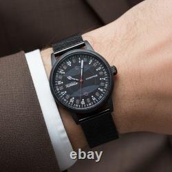 Montre Vintage Raketa 24h Automatique Poignet Homme Russe Soviétique URSS Jour Polaire