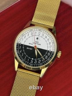 Montre Vintage Raketa 24h Automatique Poignet Homme Russe Soviétique URSS Sputnik Jour
