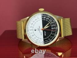 Montre Vintage Raketa 24h Automatique Poignet Homme Russe Soviétique URSS Sputnik Jour