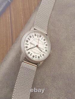 Montre Vintage Raketa 24h Polar Automatique pour Homme Russe Cadran Soviétique Rare de l'URSS des années 20