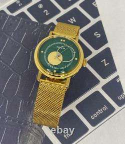 Montre Vintage Raketa Mécanique Lune Soleil Copernic Soviétique URSS Russe Homme Dorée