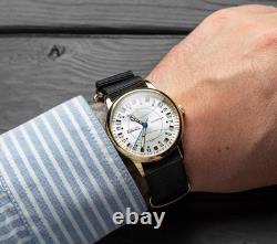 Montre Vintage Rakets 24h Mécanique Poignet Polaire Hommes Russe Soviétique URSS Bracelet