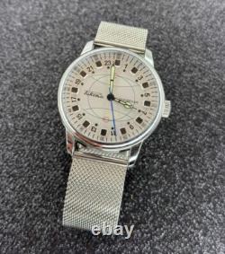 Montre Vintage Rakets 24h Mécanique Poignet Polar Homme Russe Soviétique URSS Bracelet