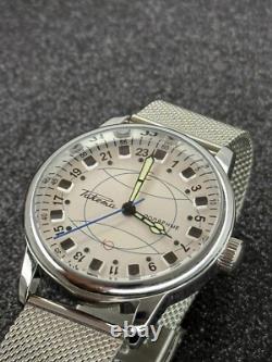 Montre Vintage Rakets 24h Mécanique Poignet Polar Homme Russe Soviétique URSS Bracelet