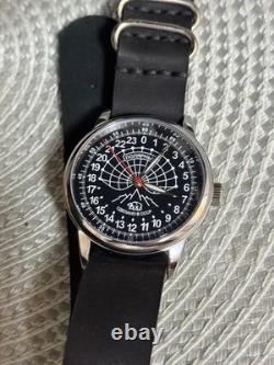 Montre automatique vintage Raketa 24H pour homme, expédition polaire soviétique URSS russe