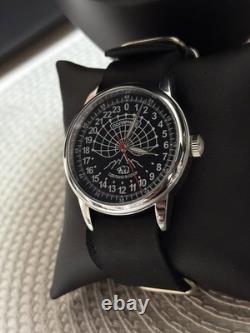 Montre automatique vintage Raketa 24H pour homme, expédition polaire soviétique URSS russe
