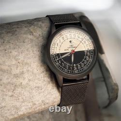 Montre automatique vintage Raketa 24H pour homme, expédition polaire soviétique de l'URSS, russe