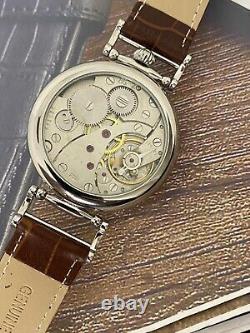 Montre boussole mécanique Vintage Molniya pour homme de l'URSS soviétique russe avec bracelet Nato