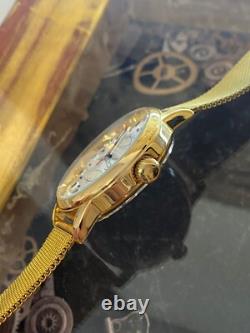 Montre-bracelet mécanique 24h pour homme, russe soviétique URSS Polar Golden Raketa
 
<br/> 	
