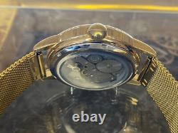 Montre-bracelet mécanique 24h pour homme, russe soviétique URSS Polar Golden Raketa
 <br/>	 
	