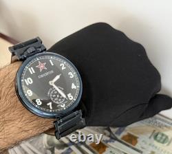 Montre-bracelet mécanique soviétique pour homme Molniya Commandant, étoile russe, URSS
