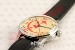 Montre-bracelet rare de propagande soviétique communiste Pobeda russe URSS
