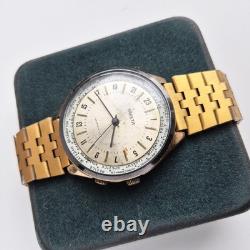 Montre-bracelet soviétique RAKETA vintage 24 heures Pôle Antarctique URSS 2623. H