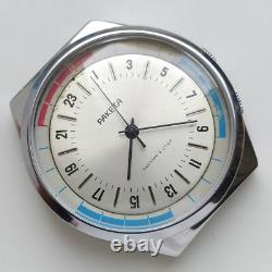 Montre-bracelet vintage RAKETA 24 HEURES POLAIRE ANTARCTIQUE URSS Russe SOVIÉTIQUE 2623H