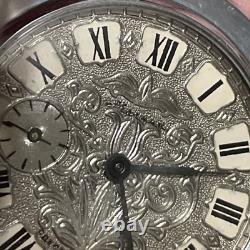 Montre de poche MOLNIJA vintage russe soviétique URSS 1941-45 drapeau CCCP Seconde Guerre mondiale
