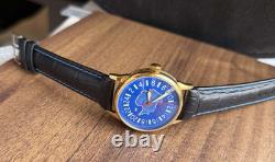 Montre mécanique 24h Antarctique carte russe homme soviétique URSS Raketa bleue rare