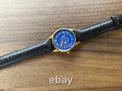 Montre mécanique 24h Antarctique carte russe homme soviétique URSS Raketa bleue rare