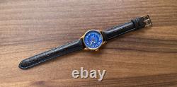 Montre mécanique 24h Antarctique carte russe homme soviétique URSS Raketa bleue rare