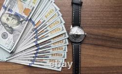 Montre mécanique 24h Sputnik russe jour nuit homme soviétique rare URSS Raketa bracelet