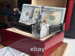 Montre mécanique 24h Sputnik russe jour nuit homme soviétique rare URSS Raketa bracelet