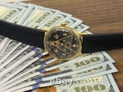 Montre mécanique Poljot pour homme, bracelet, URSS russe soviétique, slim deluxe, franc-maçon