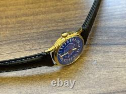 Montre mécanique Raketa Antarctique 24h russe journée homme soviétique rare URSS bleu