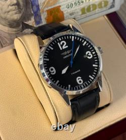 Montre mécanique Raketa Aviateur DATE militaire URSS russe montre-bracelet soviétique homme pilote