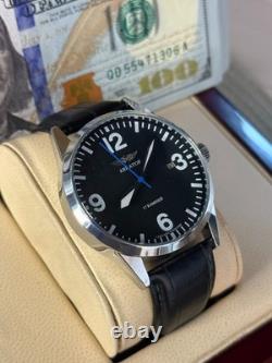 Montre mécanique Raketa Aviateur DATE militaire URSS russe montre-bracelet soviétique homme pilote