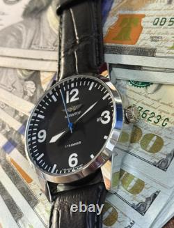 Montre mécanique Raketa Aviateur DATE militaire URSS russe montre-bracelet soviétique homme pilote