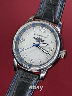 Montre mécanique pilote aviateur soviétique URSS calendrier militaire homme fête des pères Raketa
