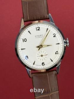 Montre mécanique vintage START URSS soviétique russe pour homme classique 36 mm rare
