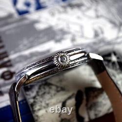 Montre soviétique Kirovskie Ussr Vintage GChZ1 Montre-bracelet mécanique russe pour hommes