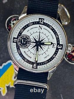 Montre vintage Molniya boussole mécanique pour poignet homme russe soviétique URSS avec bracelet