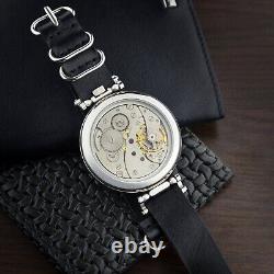 Montre vintage Molniya mécanique soviétique russe URSS Molnija Star pour homme en cuir