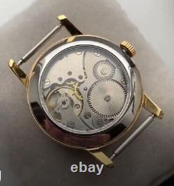 Montre vintage Pobeda Maçonnique mécanique soviétique russe de l'URSS en or rare