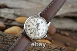 Montre vintage Pobeda plongeur mécanique russe soviétique militaire rare pour hommes de l'URSS