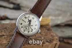 Montre vintage Pobeda plongeur mécanique russe soviétique militaire rare pour hommes de l'URSS