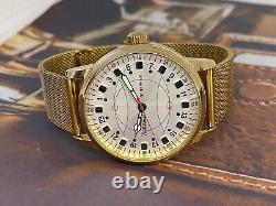 Montre vintage Raketa 24h Polaire mécanique poignet russe soviétique russe rare pour hommes de l'URSS