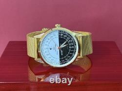 Montre vintage Raketa 24h automatique poignet homme russe soviétique URSS Sputnik jour